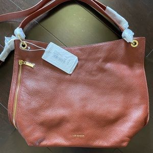 NWT Ted Baker soft leather hobo bag